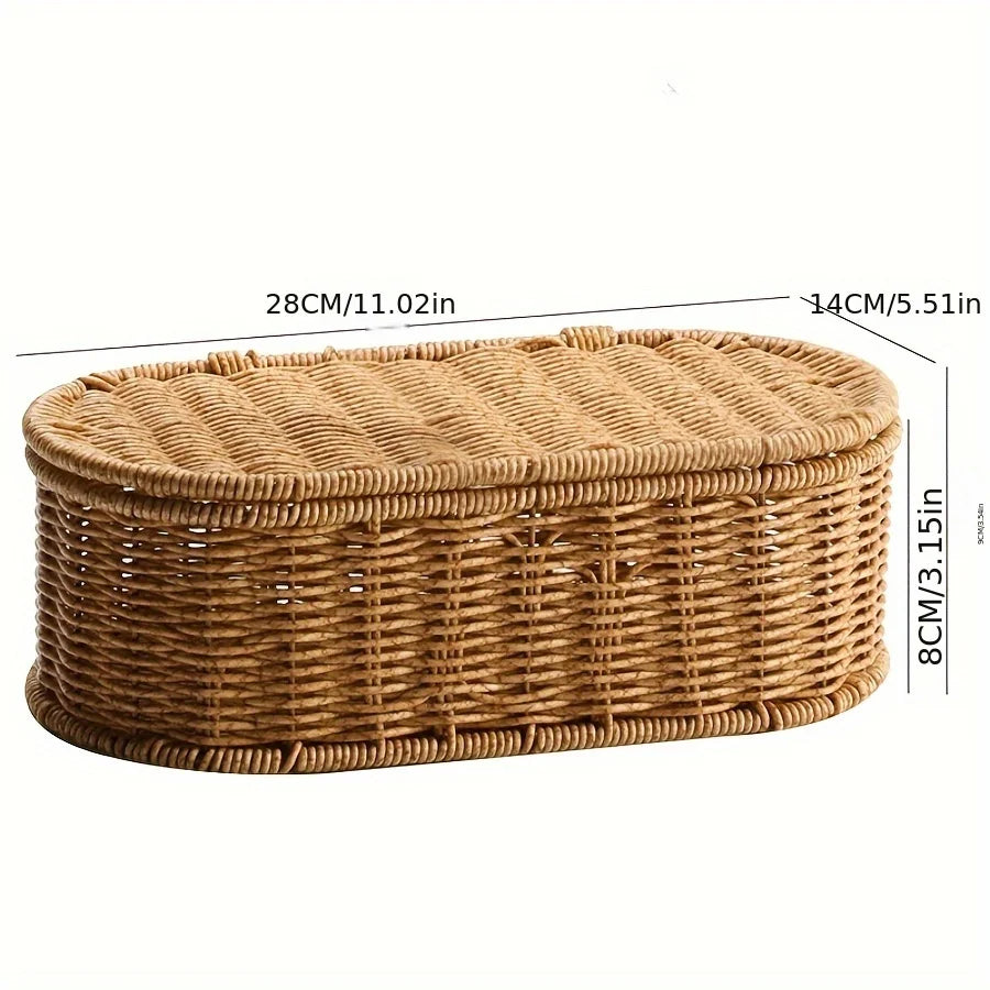 Necessité förvaringslåda i rotting