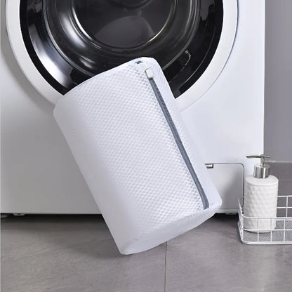 Durable Mesh Shoe Cleaning Bag -360 ° Protection, Reusable Sports Shoes and Sports Shoe Washing Bag, with Zipper Closure